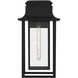 Garner 1 Light 24 inch Matte Black Outdoor Wall Lantern