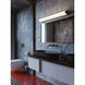 Axel LED 48 inch Black Vanity Light Wall Light