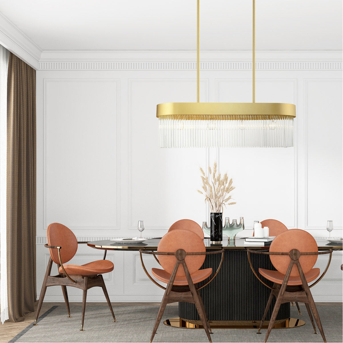 Norwich 4 Light 12 inch Soft Gold Chandelier Ceiling Light