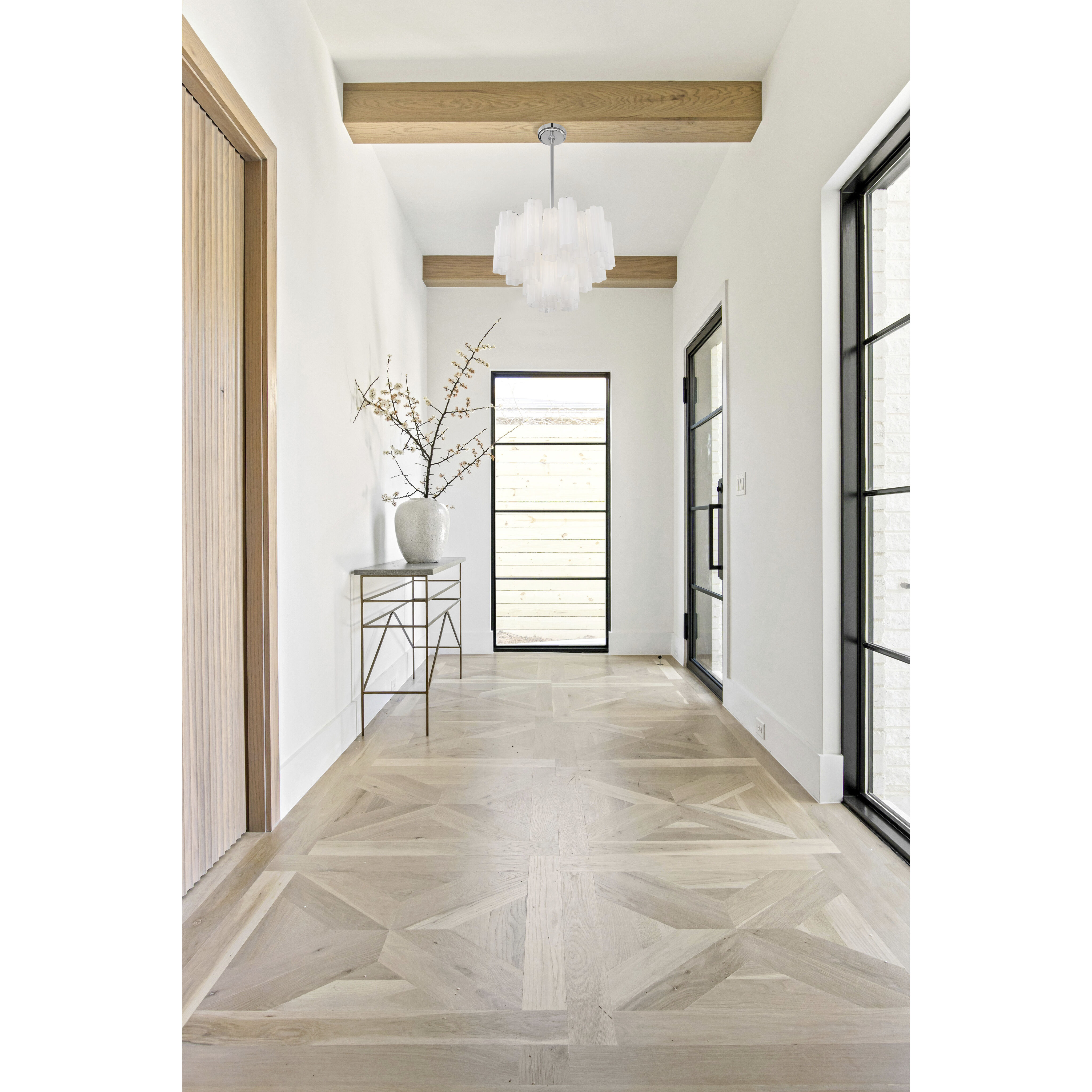 Addis 6 Light 19.75 inch Polished Chrome Chandelier Ceiling Light in Tronchi Glass White