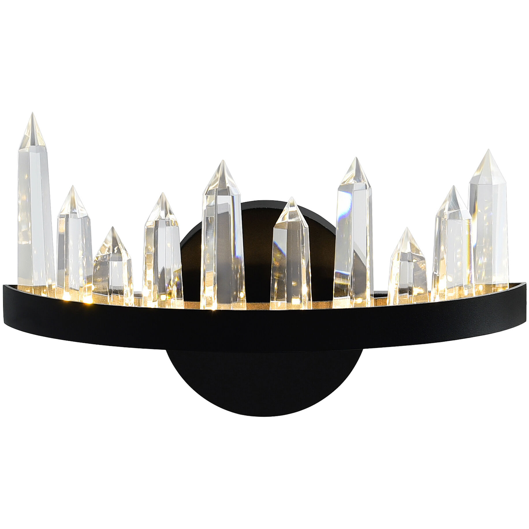 Juliette LED 12 inch Black Wall Light