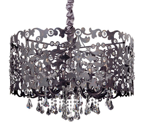 Bizet 6 Light 30.5 inch Sienna Bronze Chandelier Ceiling Light