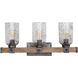 Nolan 3 Light 27 inch Urban Wash Vanity Light Wall Light