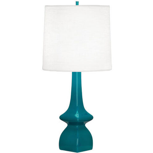 Jasmine 31 inch 150.00 watt Peacock Table Lamp Portable Light