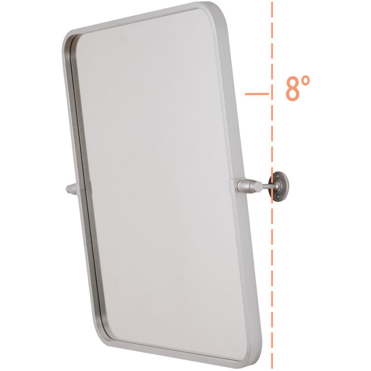 Everly 24 X 20 inch Silver Mirror