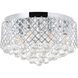 Tully 6 Light 18 inch Chrome Flush Mount Ceiling Light