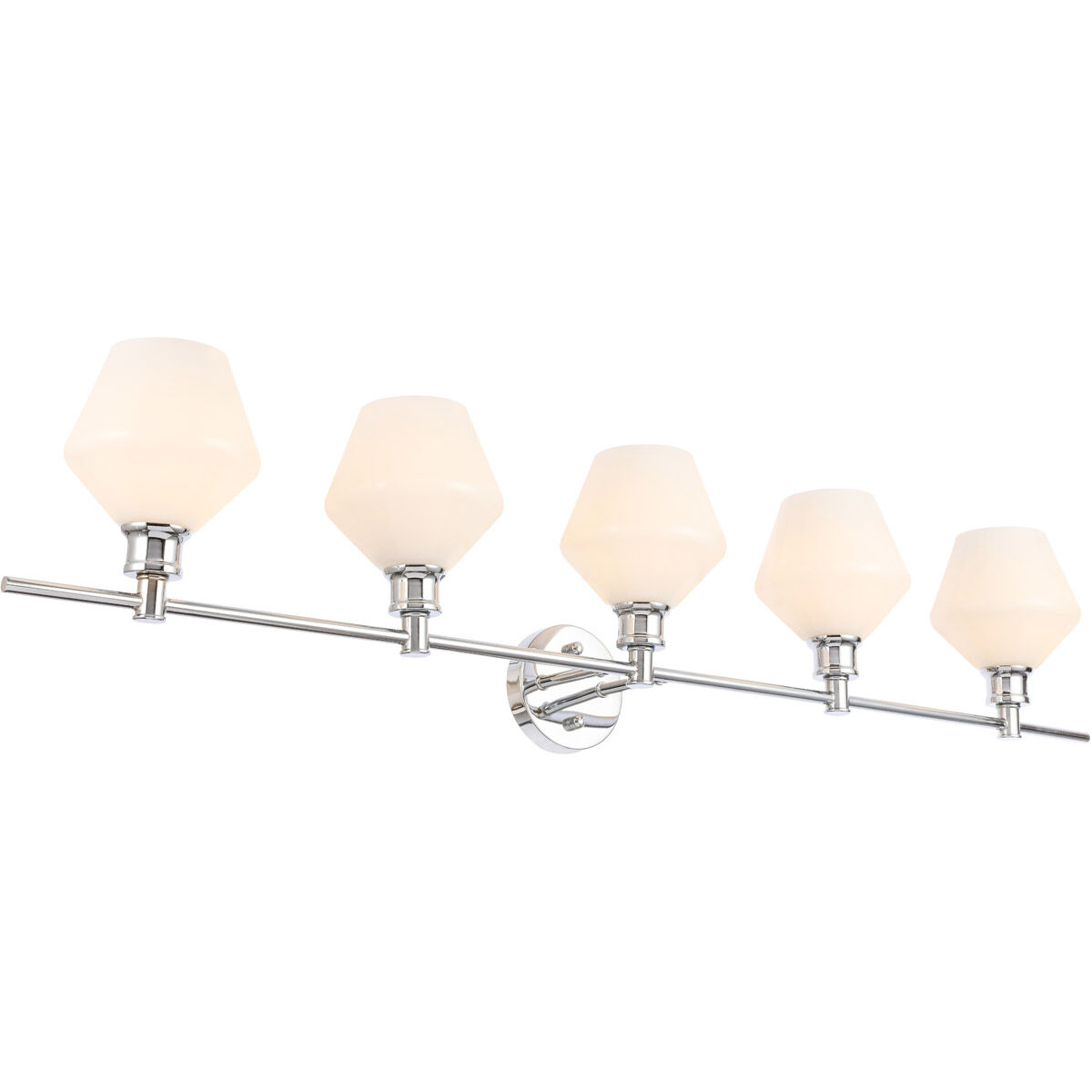 Gene 5 Light 47 inch Chrome Wall sconce Wall Light