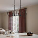 Ilia 6 Light 36 inch Matte Black Island Chandelier Ceiling Light