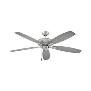 Highland Wet 60 inch Brushed Nickel with Silver Blades Fan, Regency Series