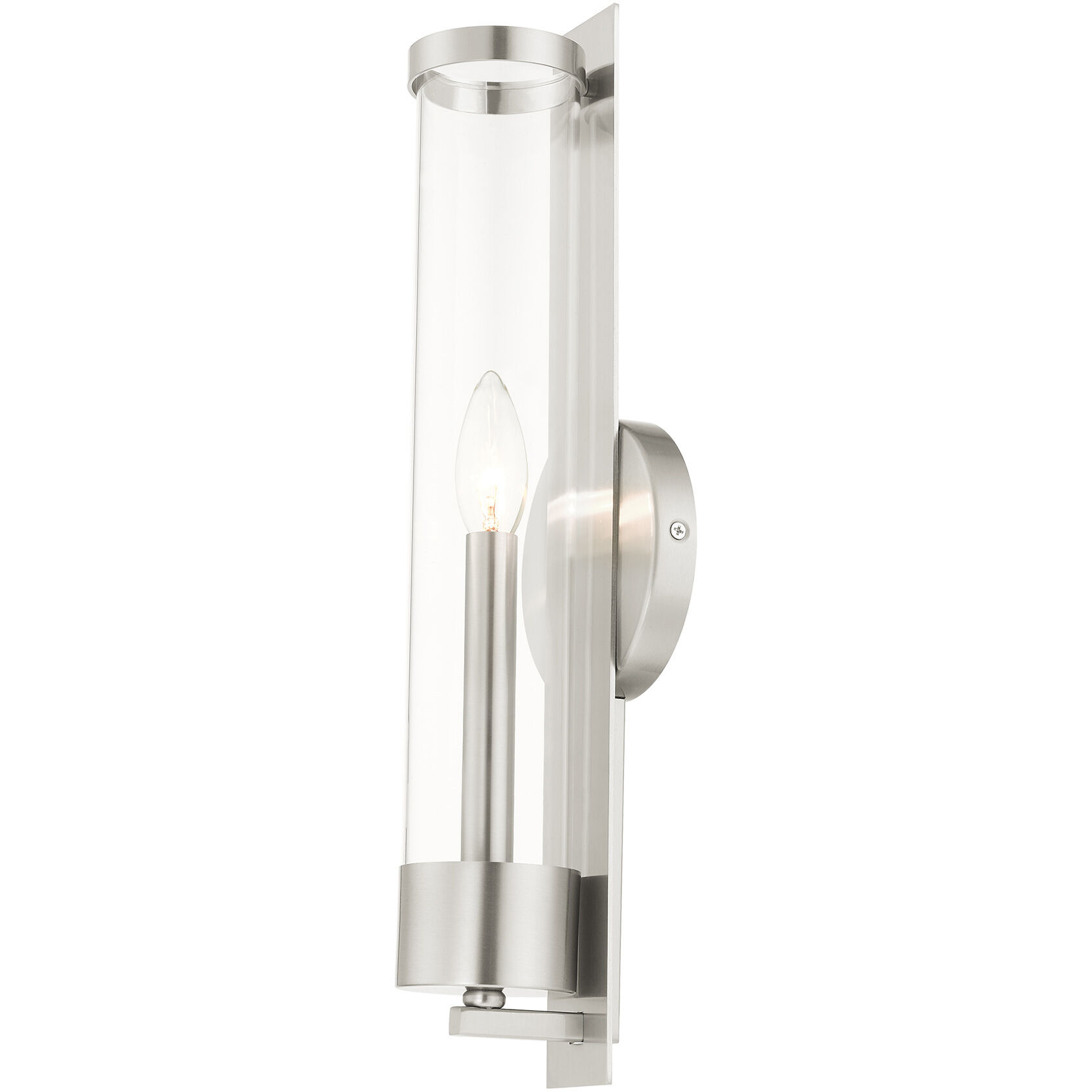 Castleton 1 Light 5 inch Brushed Nickel ADA ADA Single Sconce Wall Light