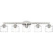 Bernardino 5 Light 44 inch Brushed Nickel Vanity Wall Sconce Wall Light