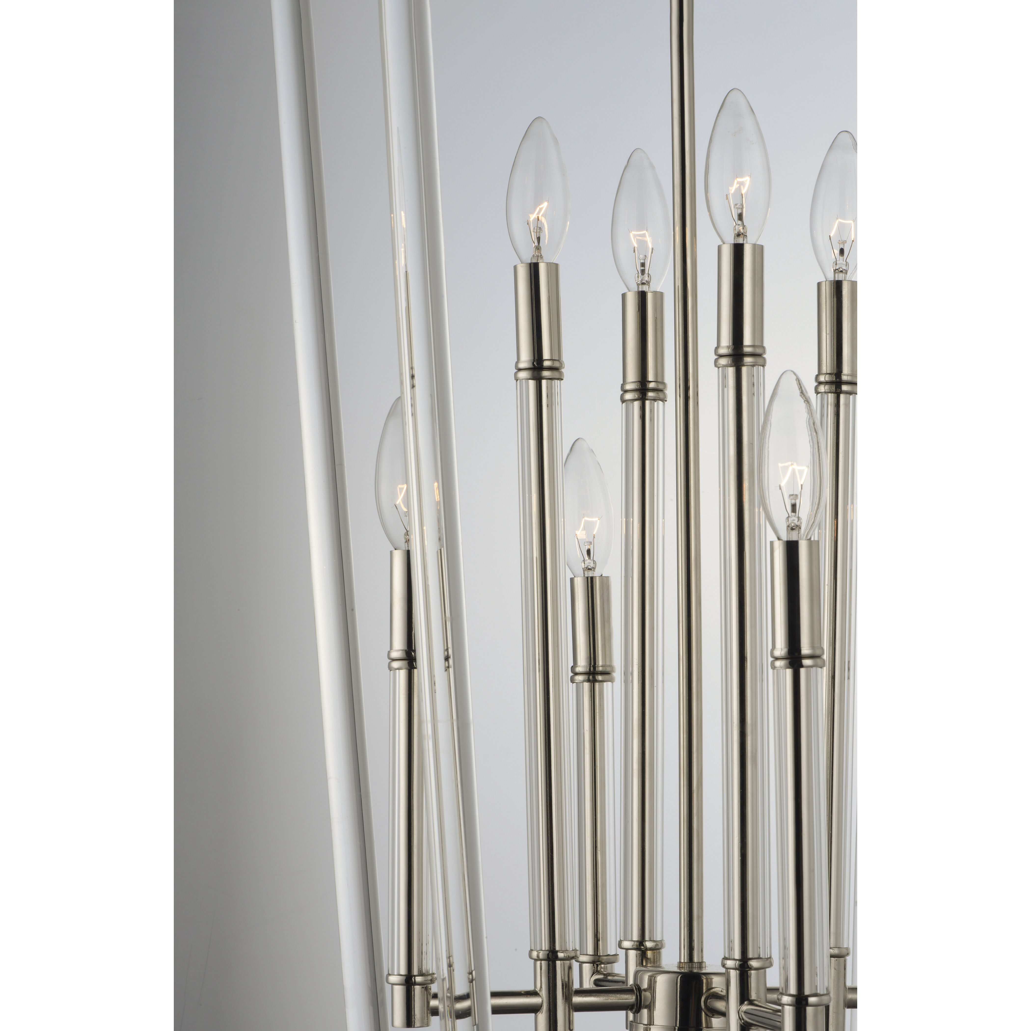 Lucent 8 Light 21 inch Polished Nickel Multi-Light Pendant Ceiling Light