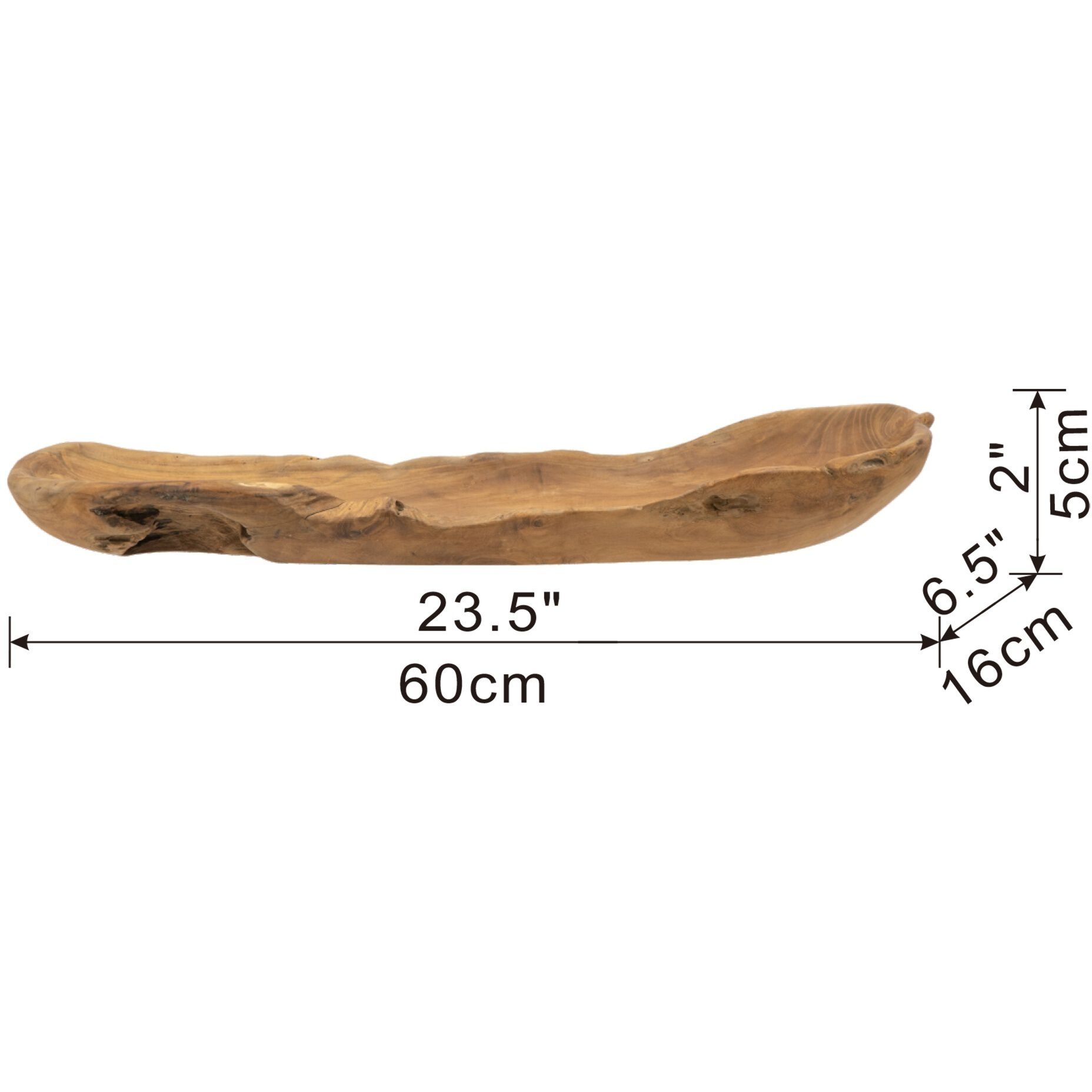 Anita 30.7 X 9.1 inch Brown Decorative Plate