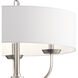 Kennewick 3 Light 20 inch Brushed Nickel Chandelier 1 Tier Medium Ceiling Light