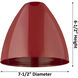 Ballston Plymouth Dome LED 7.5 inch Satin Gold Sconce Wall Light in Matte Seafoam
