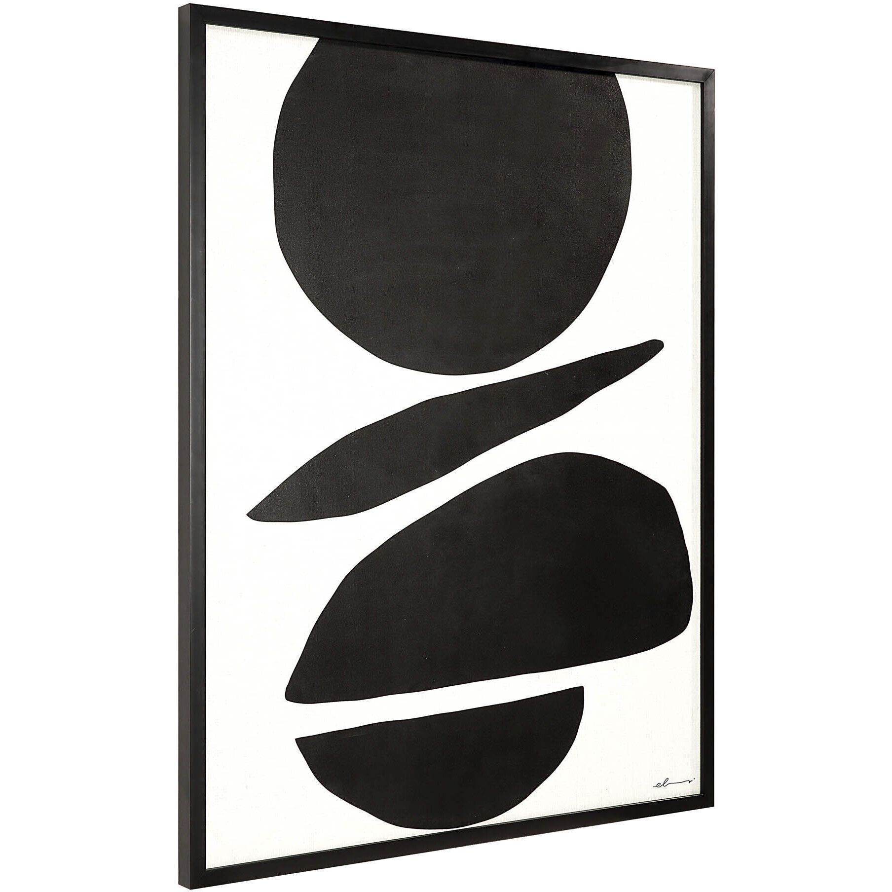Cercola Black/White Wall Art