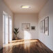 Ondulada LED 19.75 inch Sand White Flush Mount Ceiling Light in Smoky Acrylic