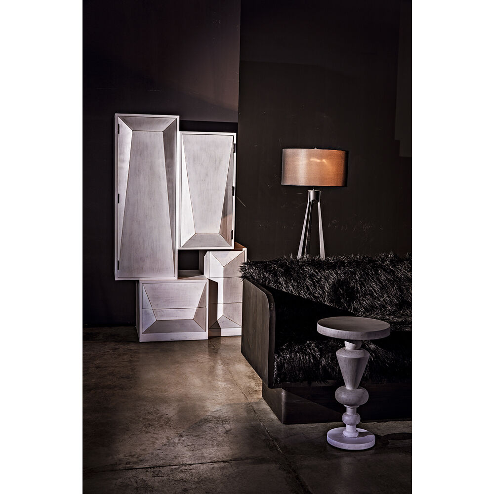 Fenring 25.5 X 15 inch White Wash Side Table