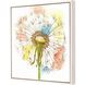 Florals Collection Whitewash Wood Floater Frame Canvas