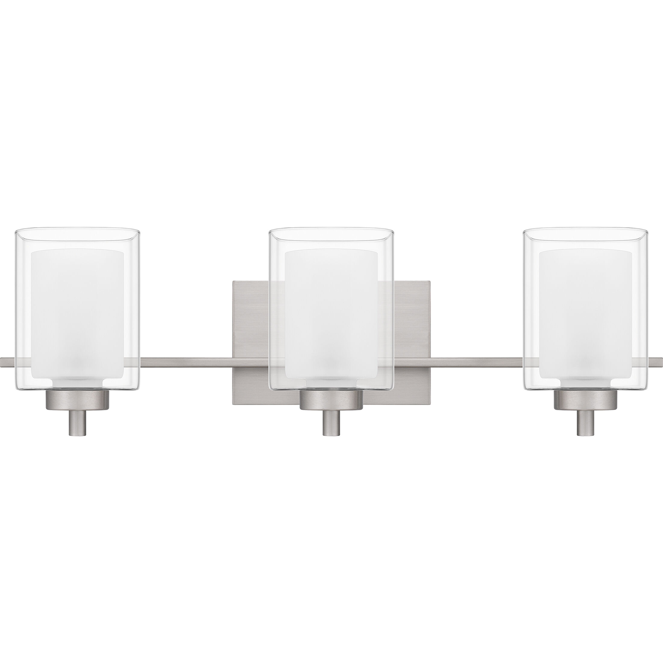 Kolt 3 Light 26 inch Brushed Nickel Bath Light Wall Light