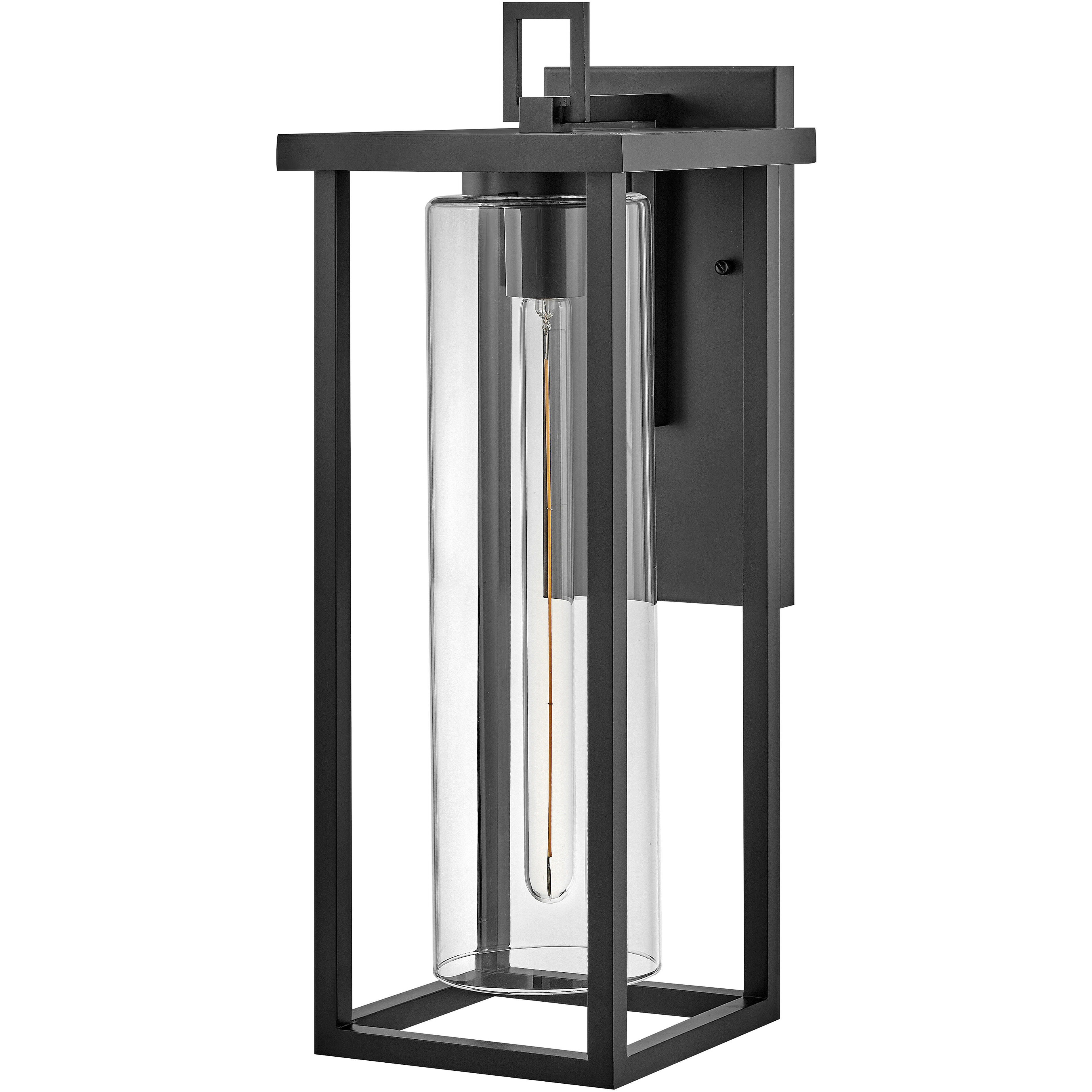 Mateo 1 Light 24 inch Black Outdoor Wall Mount