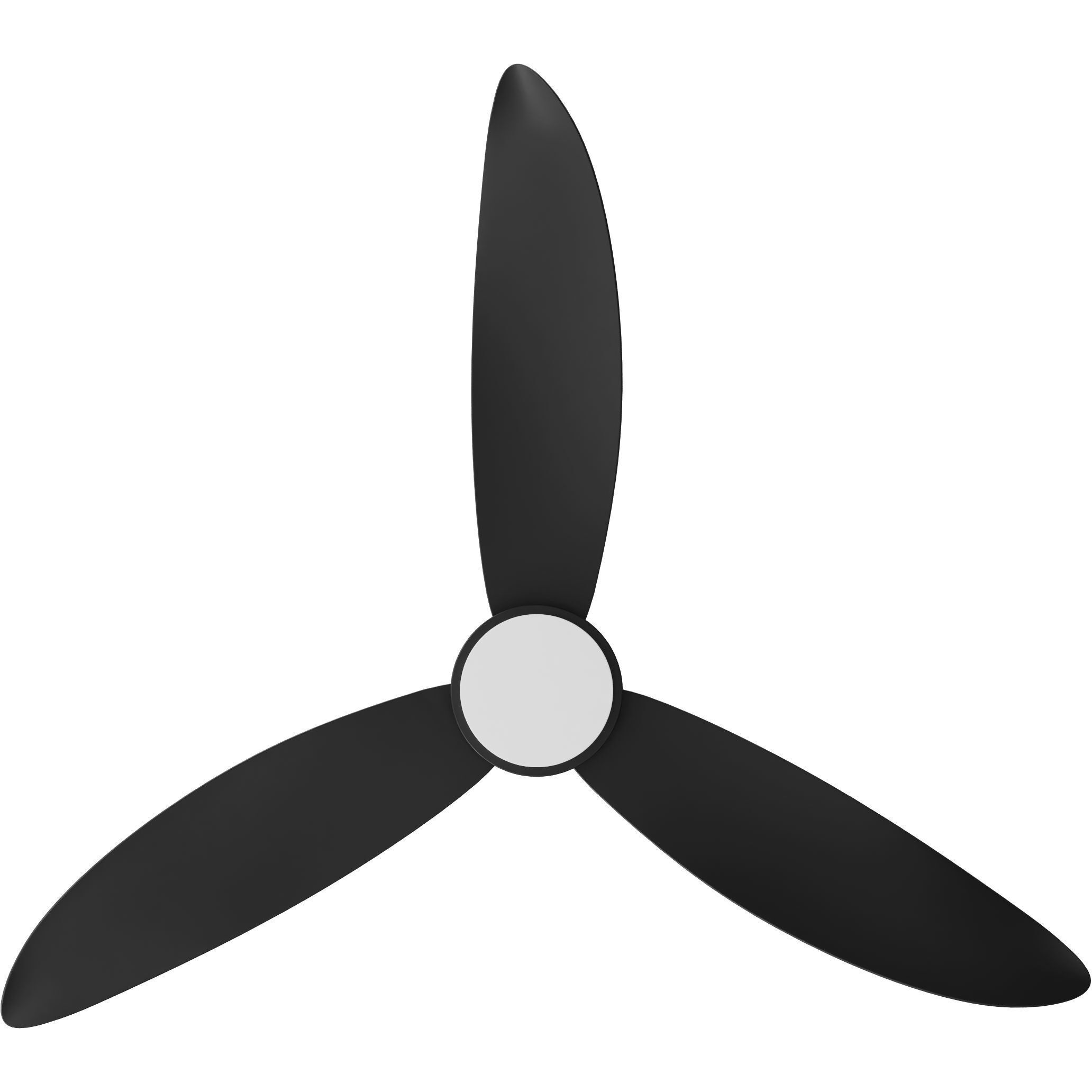 Banks 52 inch Black Ceiling Fan in Remote Control