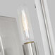 Dex 1 Light 4.75 inch Brushed Nickel Bath Vanity Wall Light