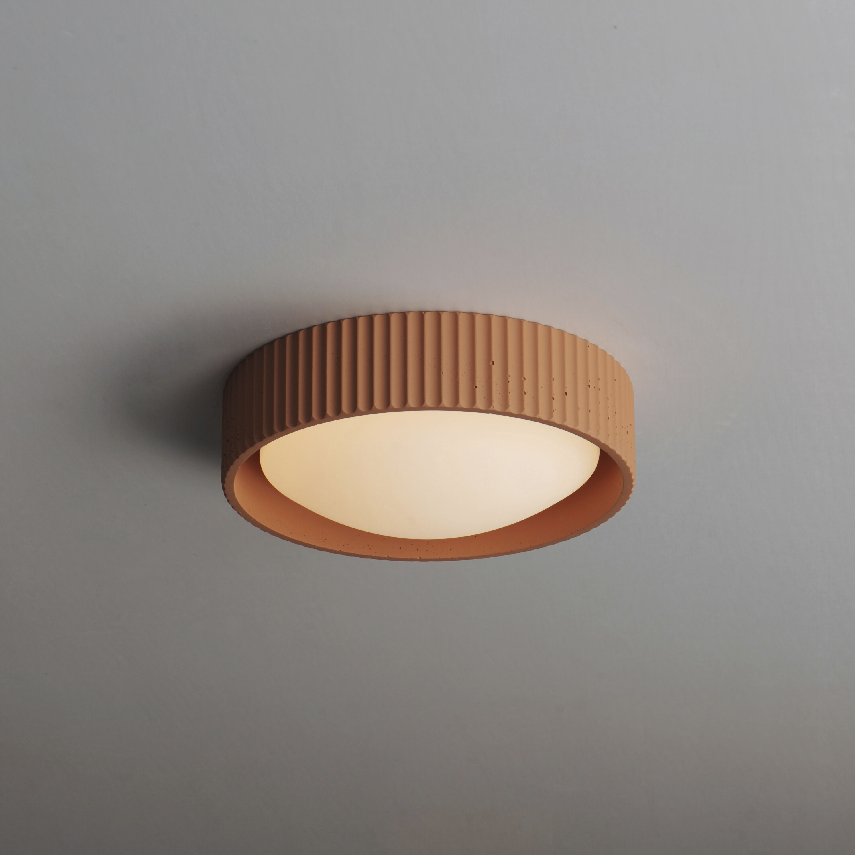 Souffle LED 10.5 inch Terra Cotta Flush Mount Ceiling Light