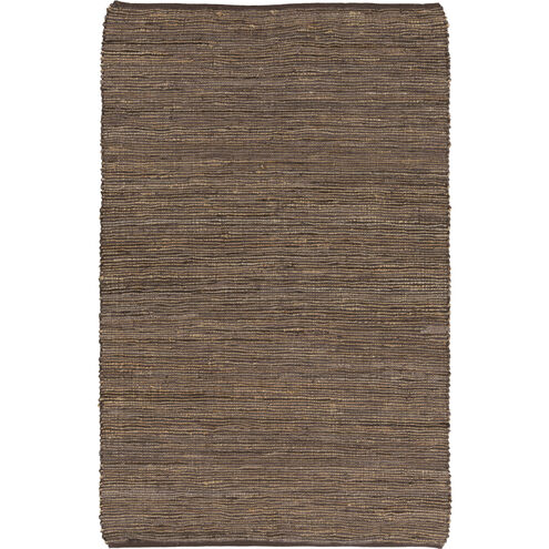 Country Jutes 36 X 24 inch Khaki, Dark Brown Rug