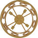Leona 4 Light 14 inch Distressed Brass Pendant Ceiling Light