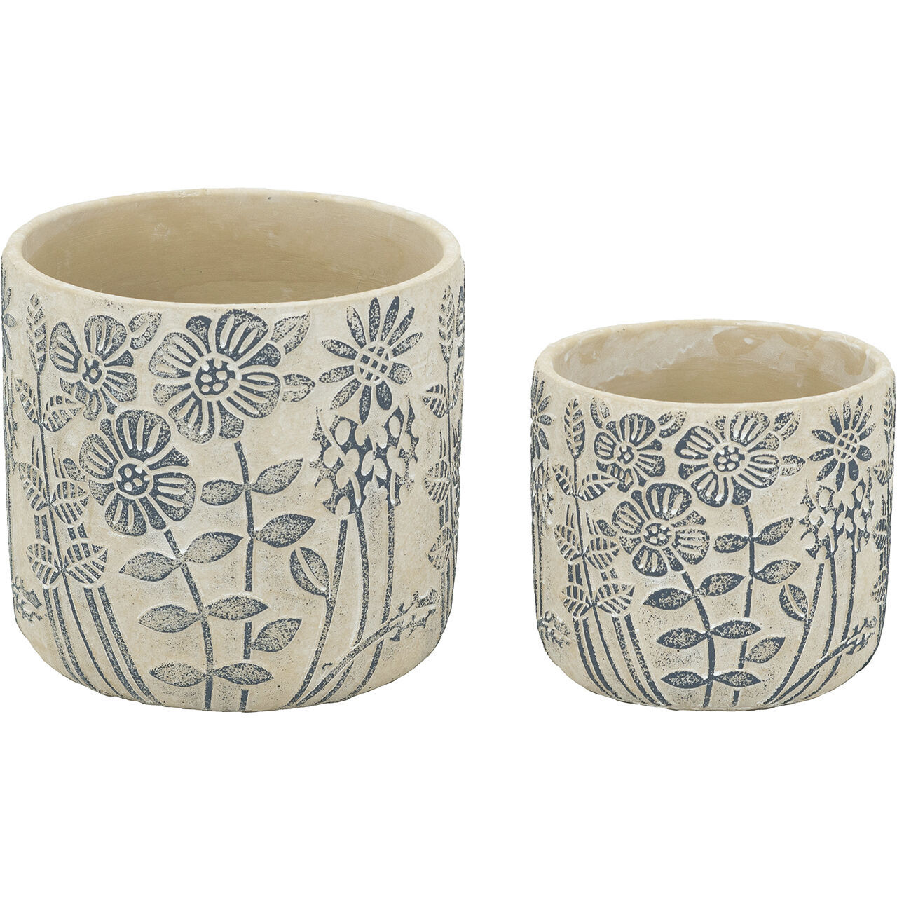 Anita Gray and Blue Planter