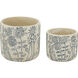 Anita Gray and Blue Planter