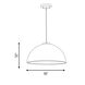 Vintage 1 Light 18 inch Natural Brass Pendant Ceiling Light