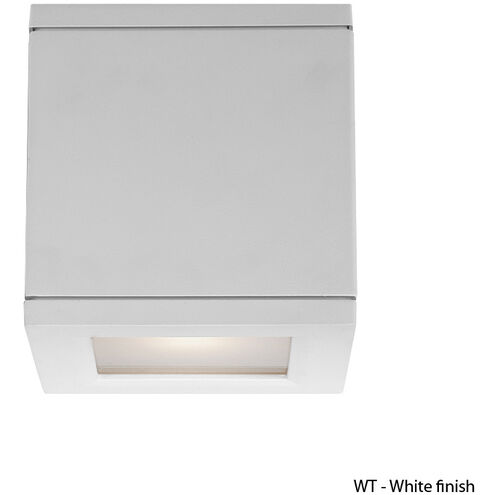 Rubix LED 5 inch White Outdoor Wall Light