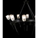 Echo 10 Light 32.2 inch Black Chandelier Ceiling Light