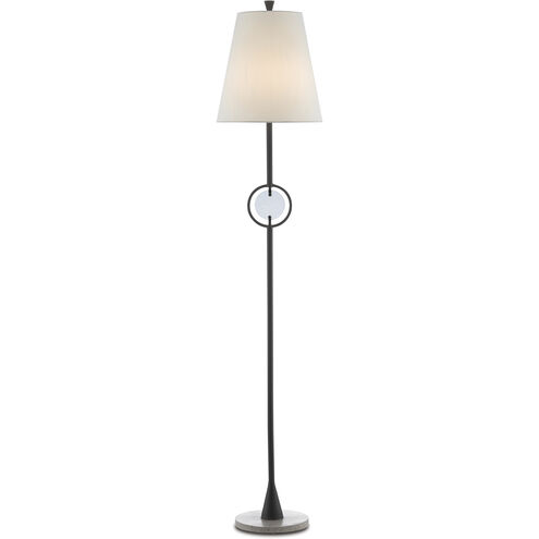 Privateer 70 inch 100.00 watt Blacksmith/Polished Concrete Floor Lamp Portable Light