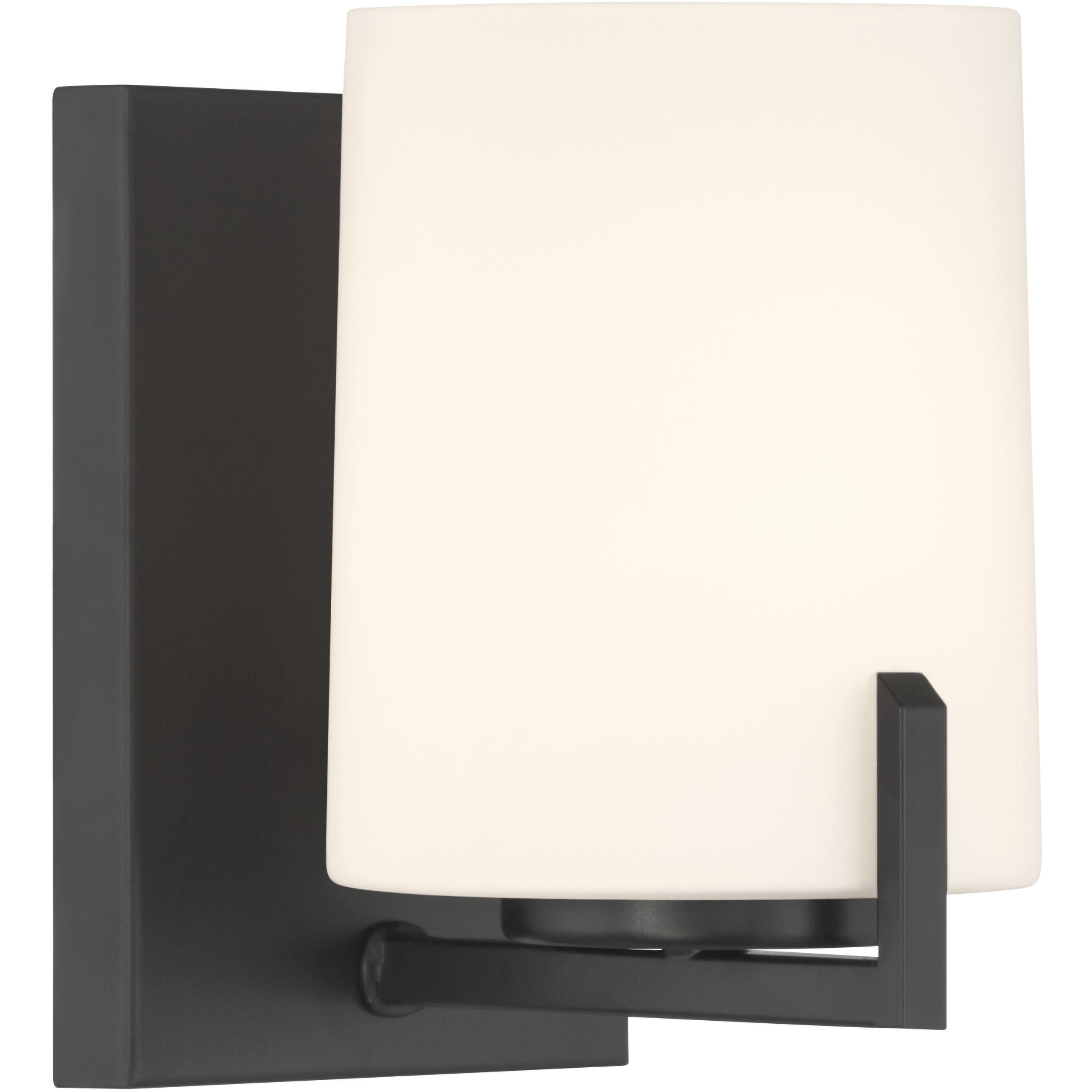Mirelle 1 Light 6 inch Dark Matte Black Bath Sconce Wall Light