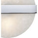 Stonewall 2 Light 10 inch Natural with Chrome ADA Sconce Wall Light