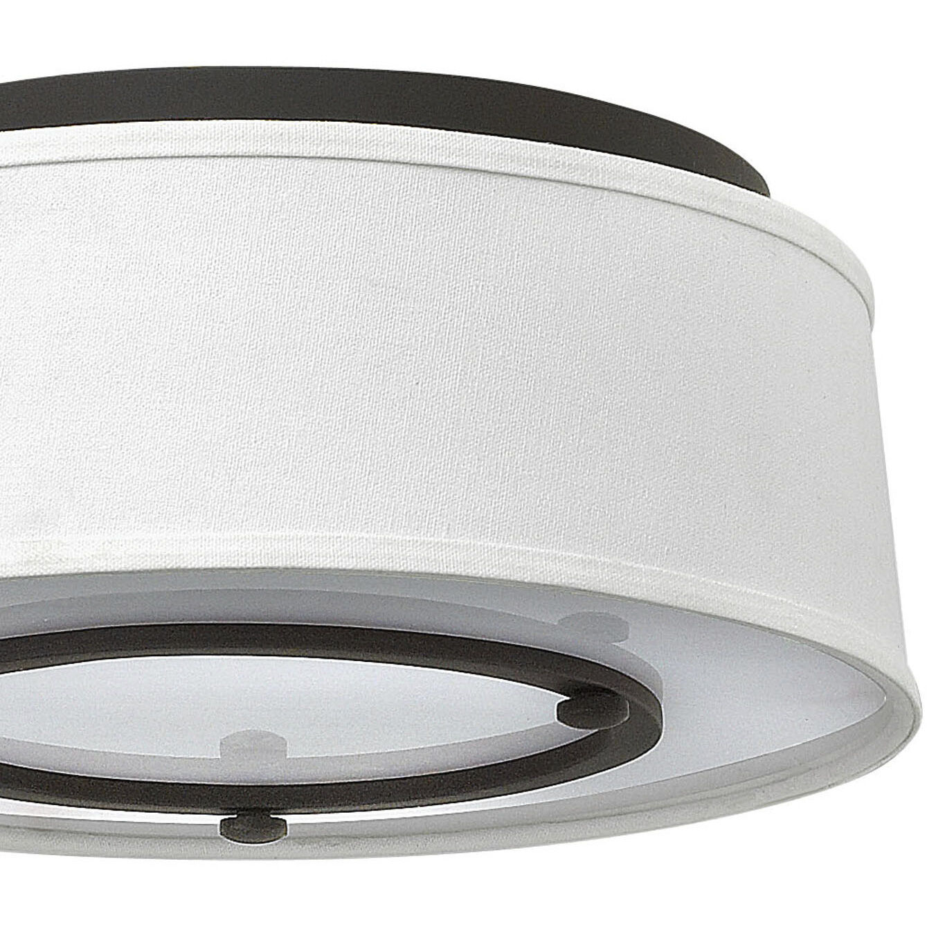 Harrison 3 Light 15 inch Buckeye Bronze Indoor Semi-Flush Mount Ceiling Light