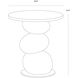 Paplo 21 X 19 inch Black End Table