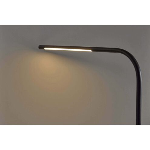 Cullen 24 inch 9.00 watt Black LED Desk Lamp Portable Light, with Smart Switch
