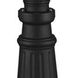 Outdoor Cast Aluminum Posts 74 inch Textured Black Outdoor Lamp Post