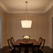 Paloma Contreras Herve 3 Light 24 inch Gild Hanging Shade Ceiling Light