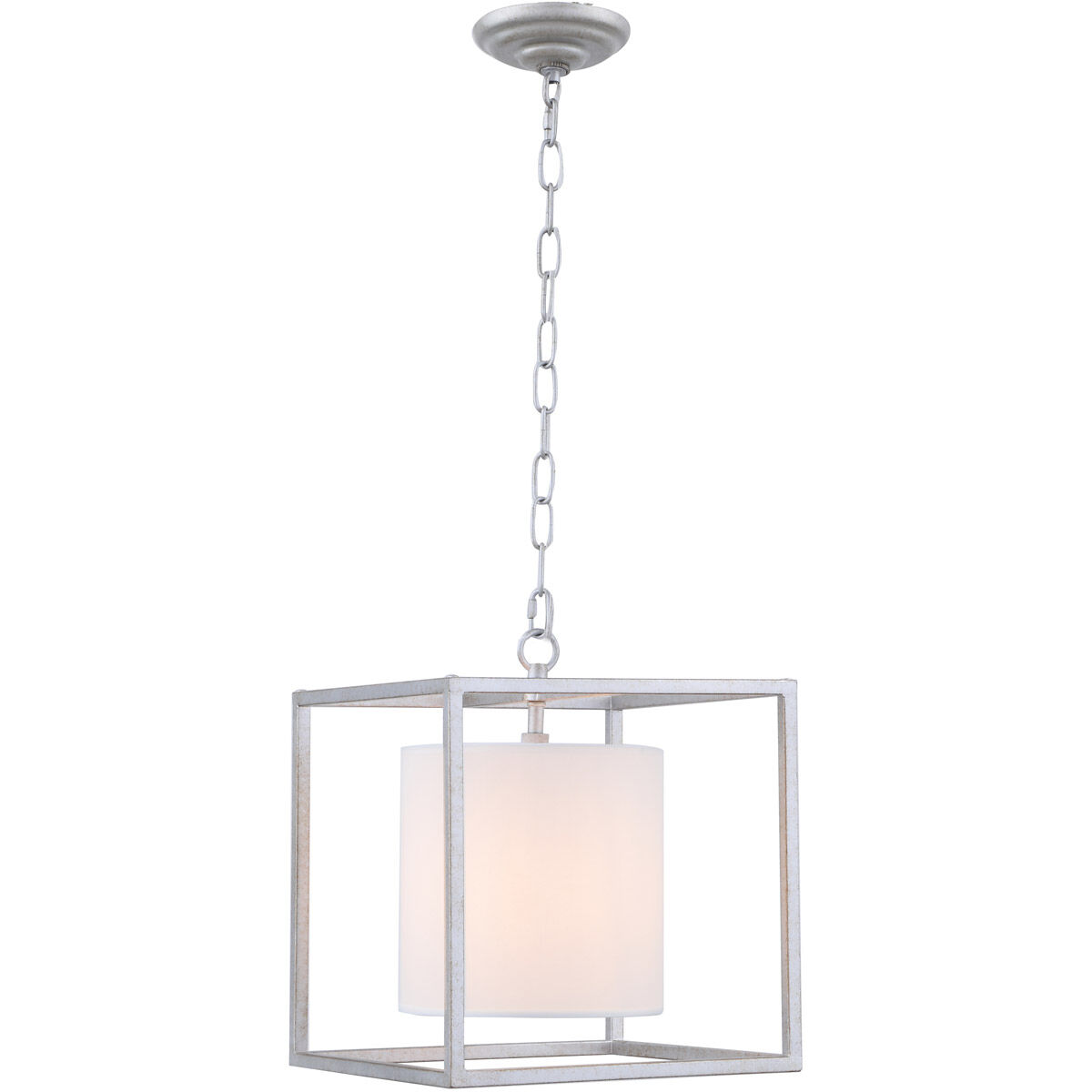 Franklin 1 Light 12 inch Vintage Silver Pendant Ceiling Light