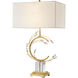 Canada 30.5 inch 100.00 watt Gold Table Lamp Portable Light