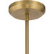 Cortan 6 Light 36 inch Legacy Brass and Dark Bronze Chandelier Ceiling Light