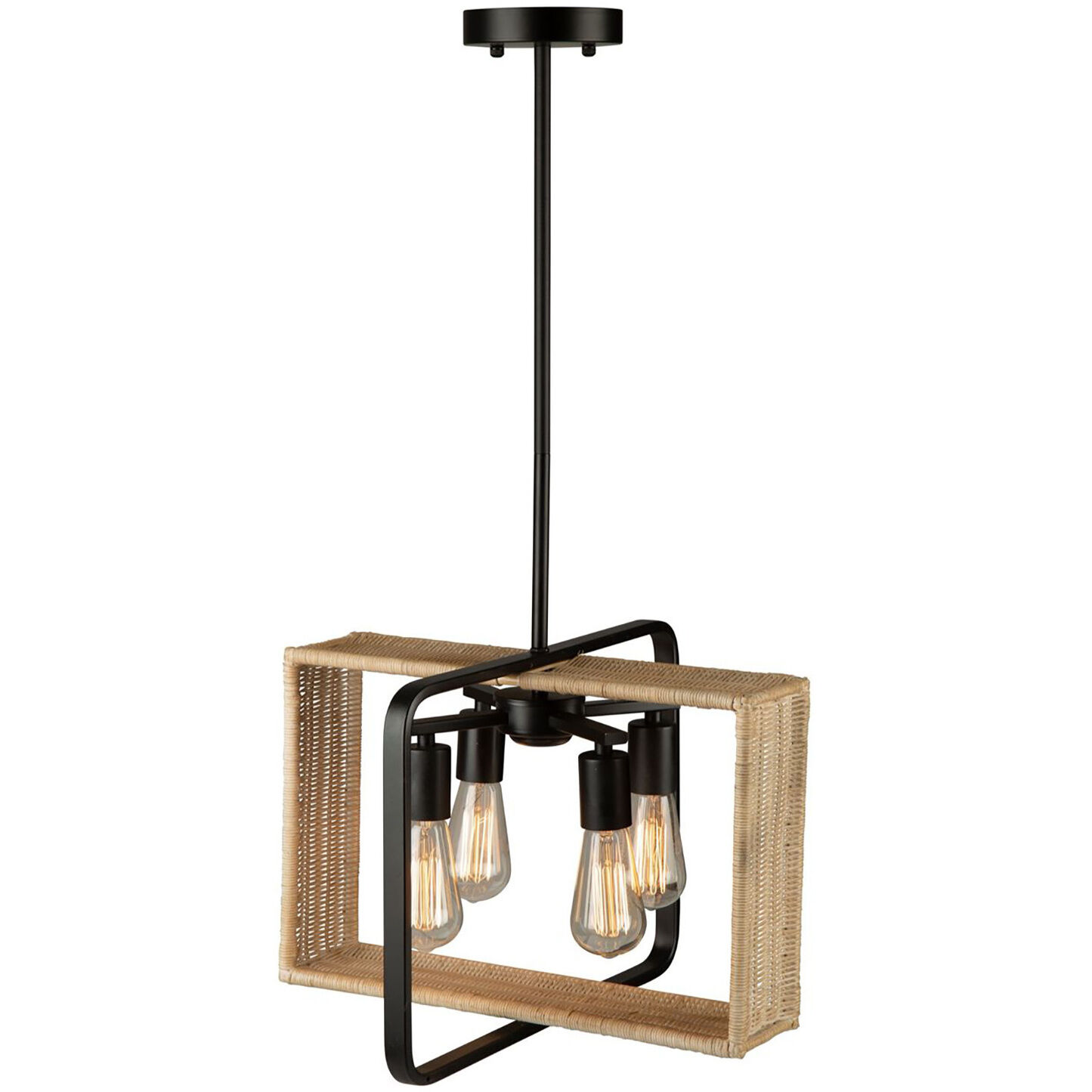 Perris LED 16.5 inch Black Pendant Ceiling Light