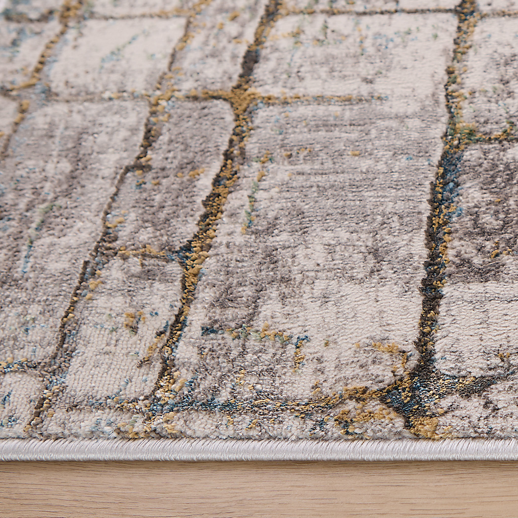 Adara 94 X 32 inch Mineral Tones Rug in 2 x 8