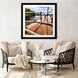 Waterside Collection Brown Framed Art