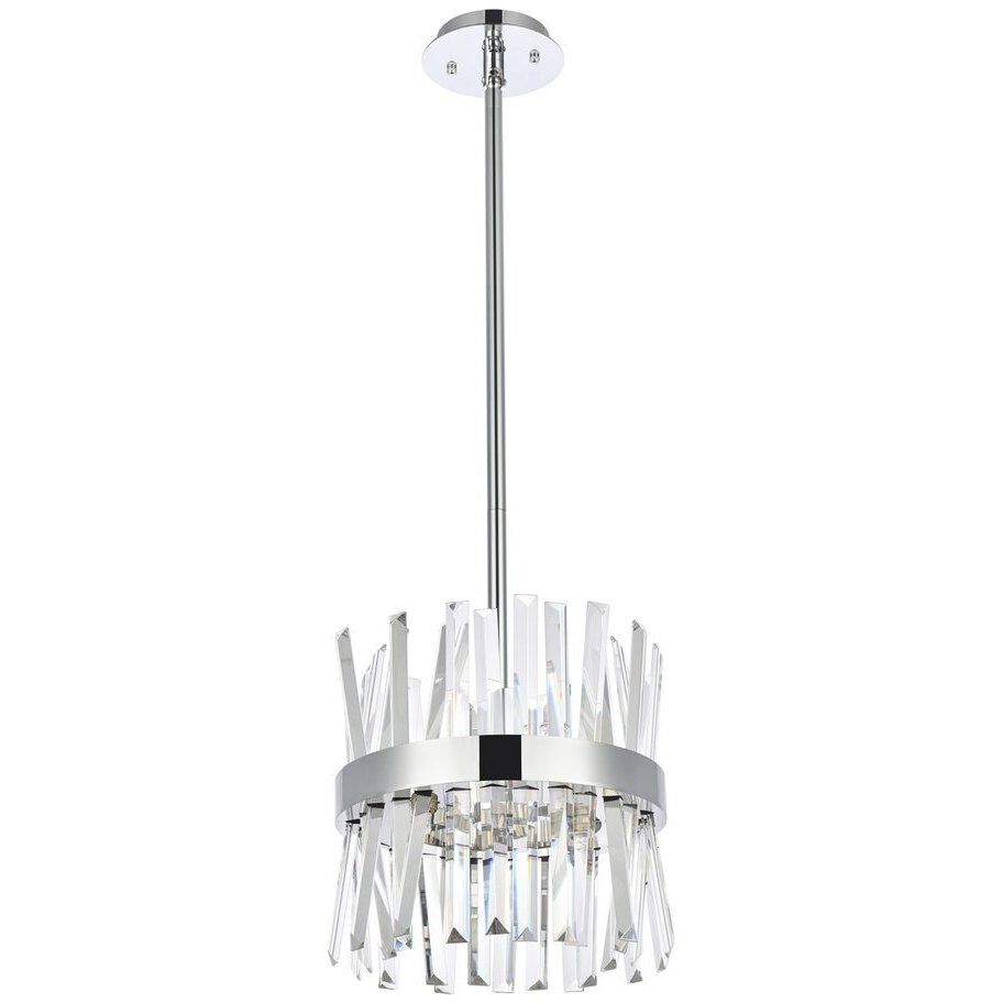 Serephina 6 Light 12 inch Chrome Pendant Ceiling Light